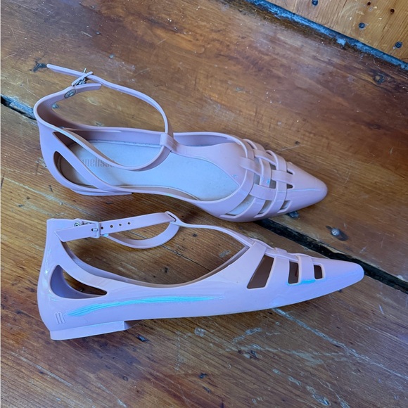 Melissa Jelly flats Melissa Spider Ankle Strap Flats  8 - Picture 4 of 8